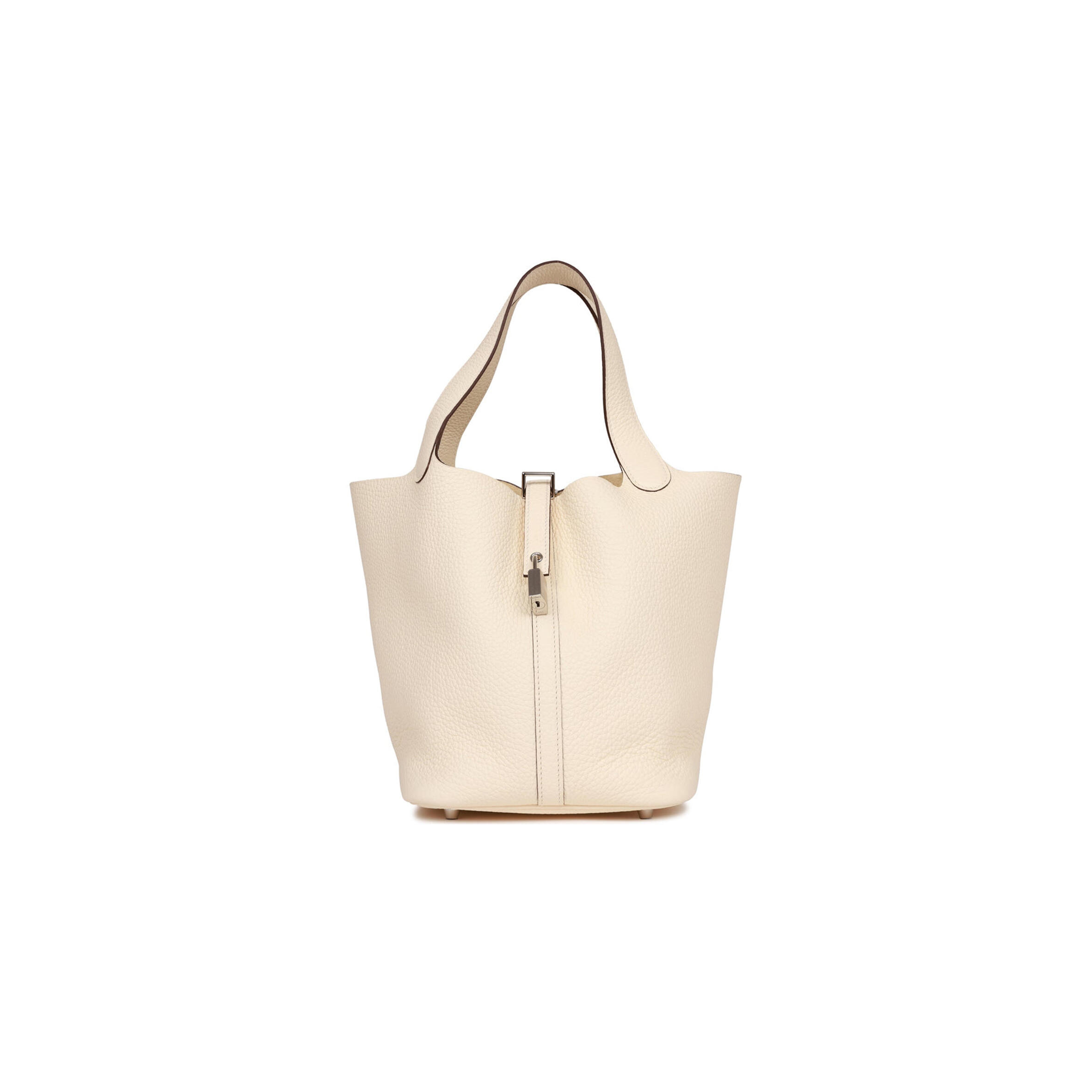 H**me5 picotin lock 22 clemence palladium hardware (22*21*17cm)